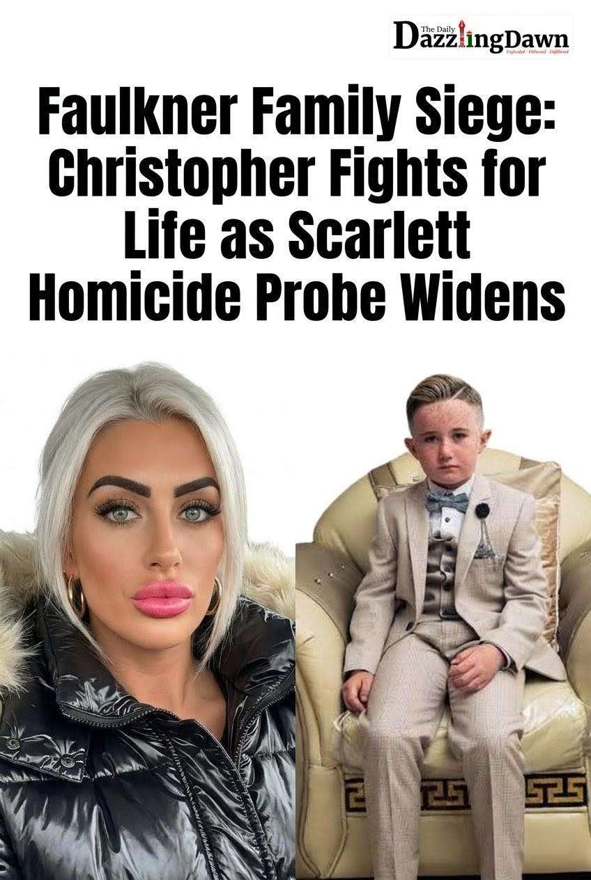 Faulkner Family Siege: Christopher Fights for Life as Scarlett Homicide ...